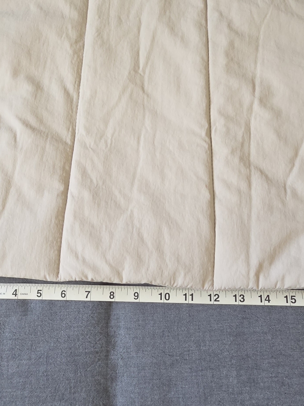 NWT Zara Home Quilted Neutral Cushion Covers - Set of 2 (17.5" / 45x45cm)